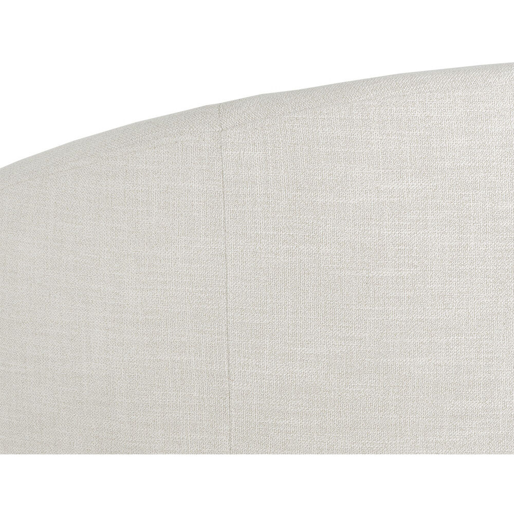 Walsh Effie Linen Swivel Lounge Chair, Swivel